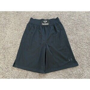 Under Armour Project Rock Iron Paradise Men Size Small Mesh Shorts Black 1361618